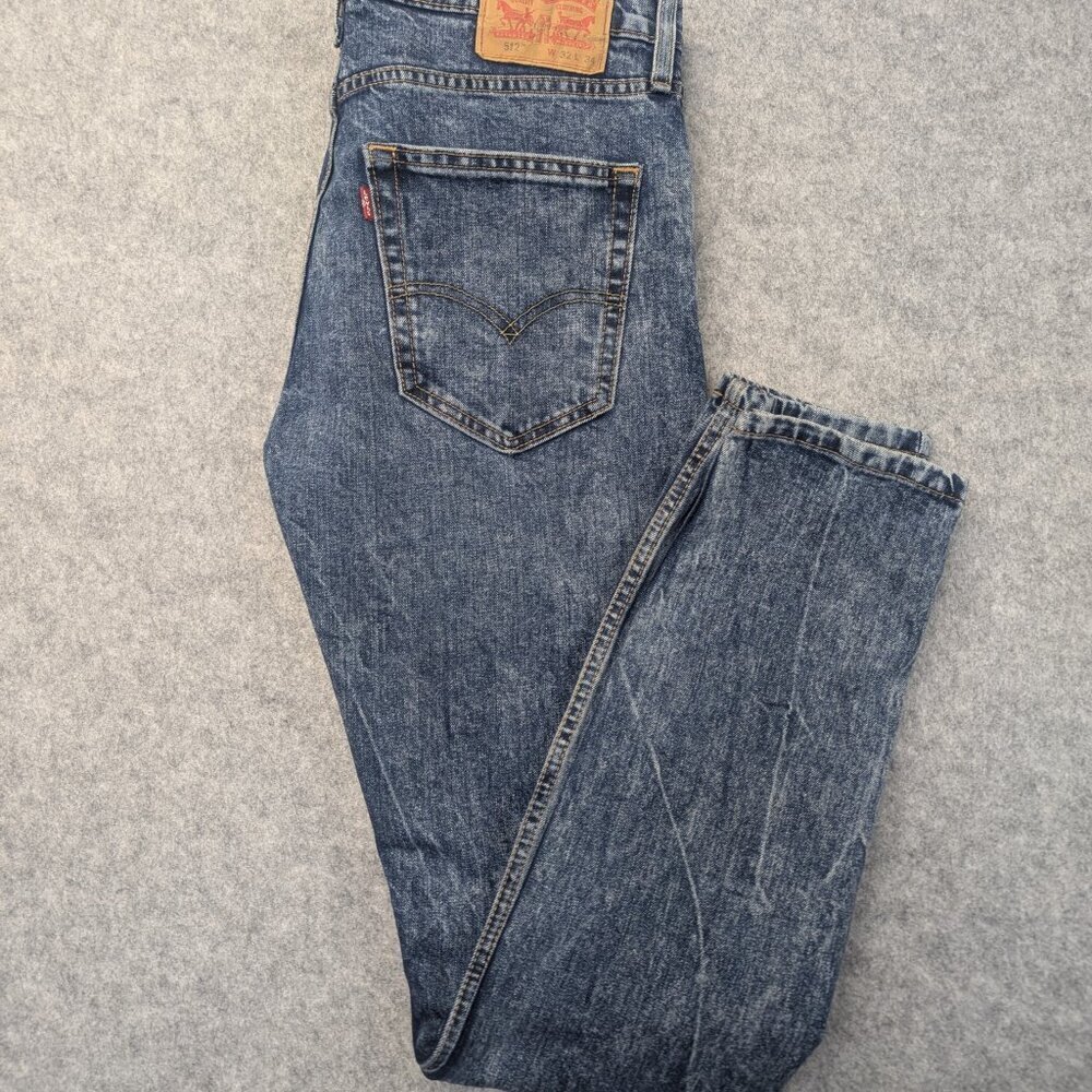 Levi's 512 Slim Taper Fit Men's Jeans - Light wash - W32 x L34 - Picture 13 of 14
